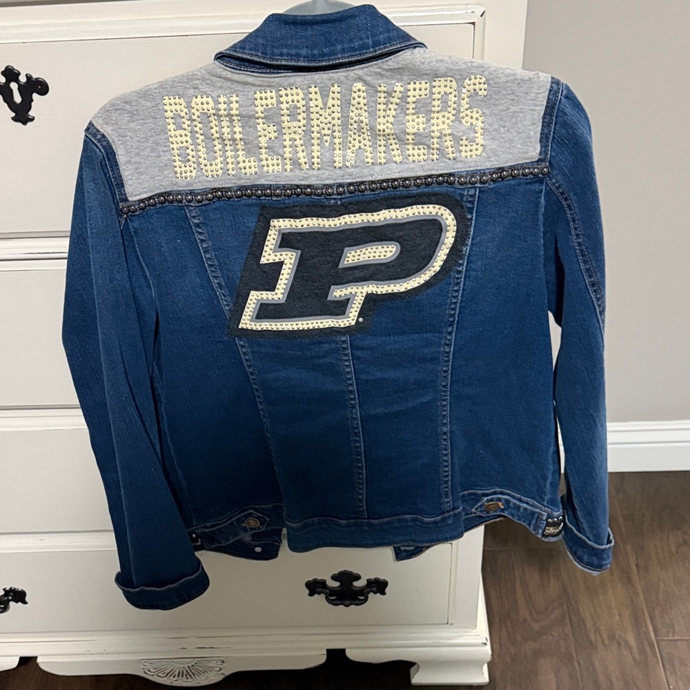 Denim Purdue Jacket. Original Chicos jacket size 1.